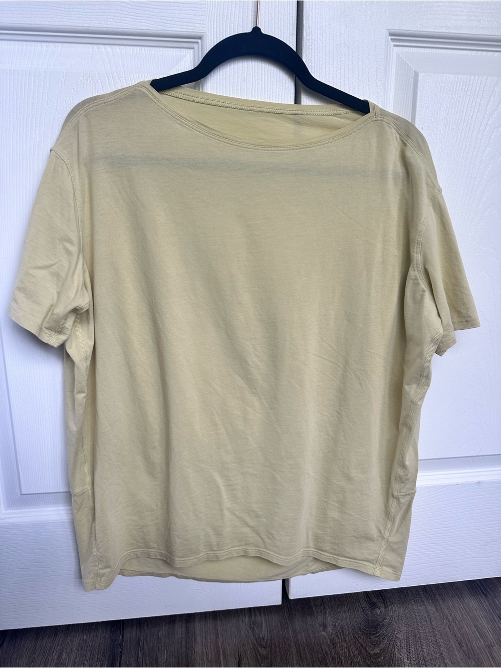 lululemon athletica Women’s Short-Sleeve Crew Tee in Light Yellow